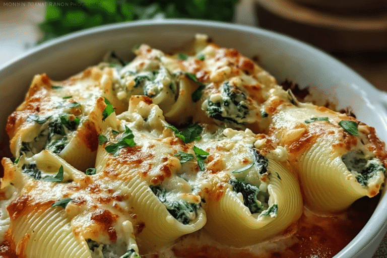 Cheesy Spinach Stuffed Shells 76.Png