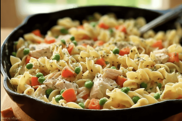 Chicken Pot Pie Noodle Skillet 11.Png