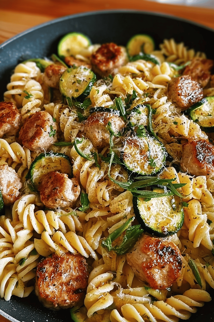 Chicken Zucchini Pasta Skillet Recipe For A Quick Dinner 6 Chicken Zucchini Pasta Skillet