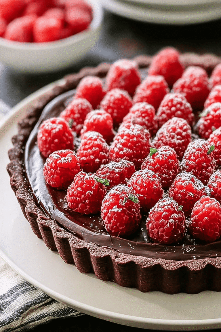 Chocolate Raspberry Tart 38.Png