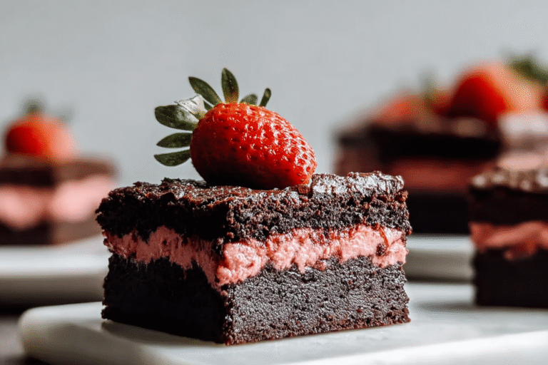 Chocolate Strawberry Brownies 80.Png