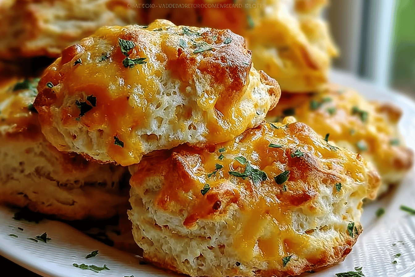 Crab Stuffed Cheddar Bay Biscuits