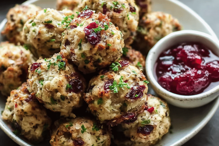 Cranberry Turkey Stuffing Balls 54.Png