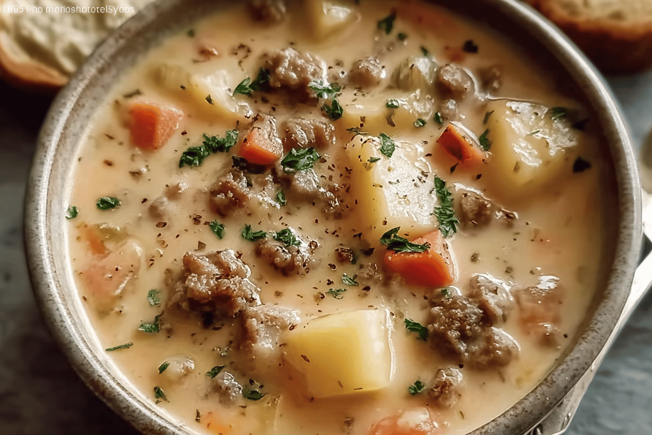 Creamy Hamburger Potato Soup Recipe For Hearty Comfort Meals 7 Creamy Hamburger Potato Soup