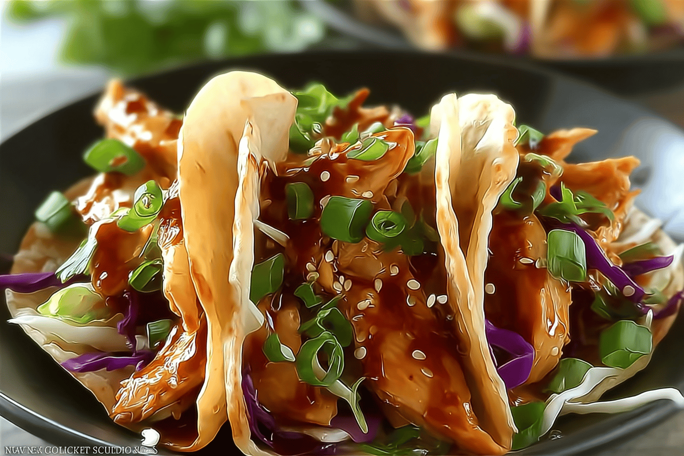 Crispy Chicken Wonton Tacos