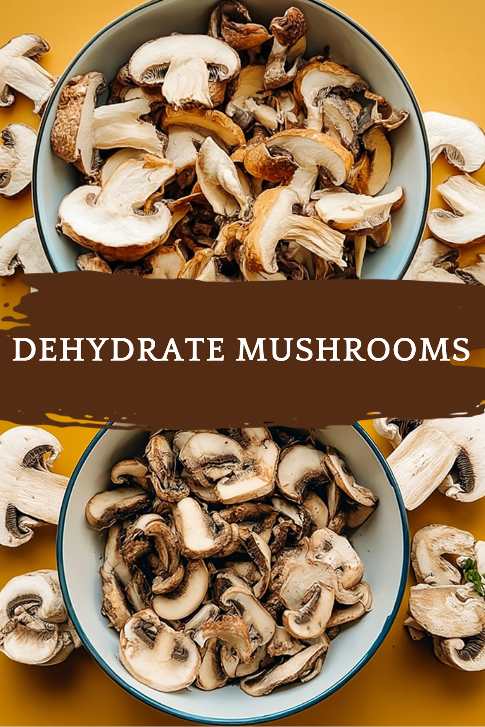 Dehydrate Mushrooms