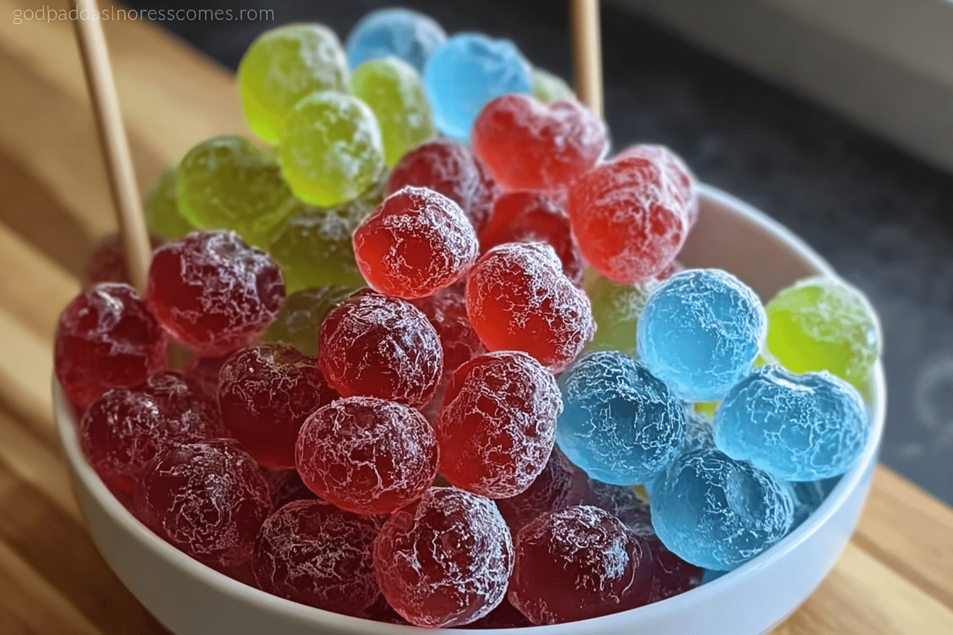 Frozen Candy Grapes