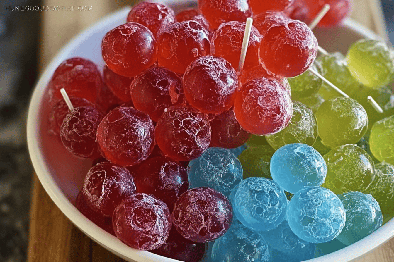 Frozen Candy Grapes