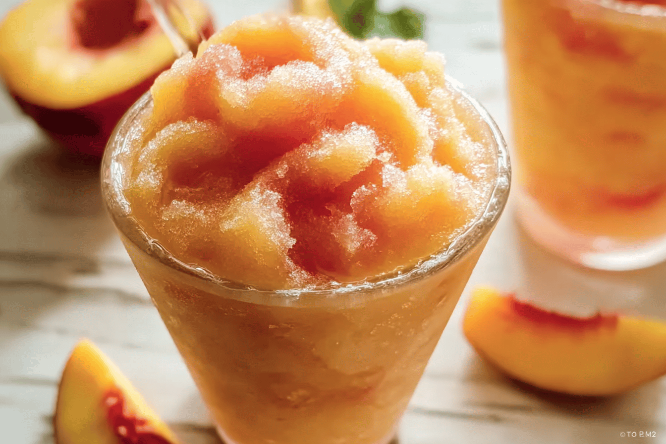 Frozen Peach Slush