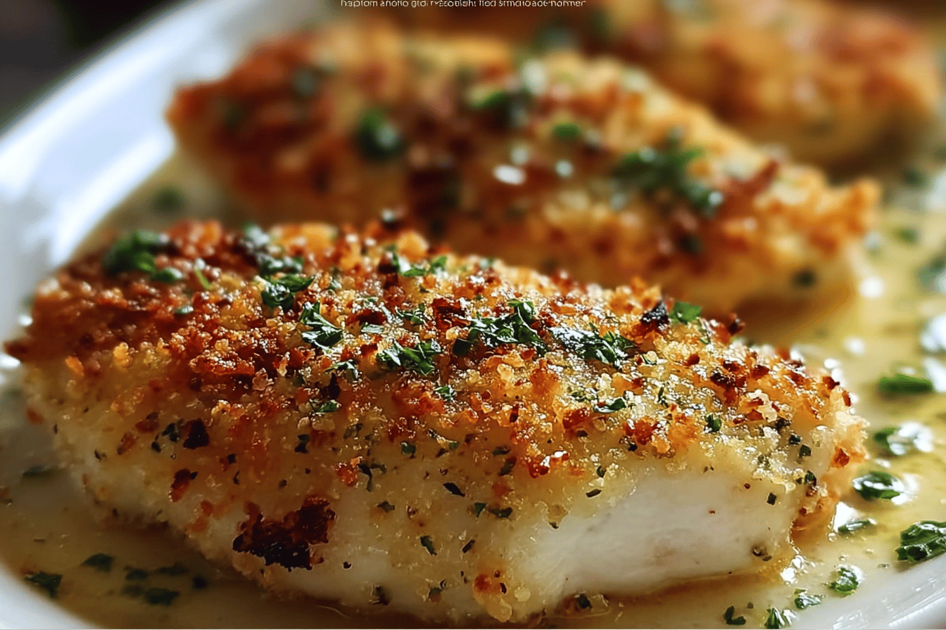 Garlic Parmesan Crusted Chicken