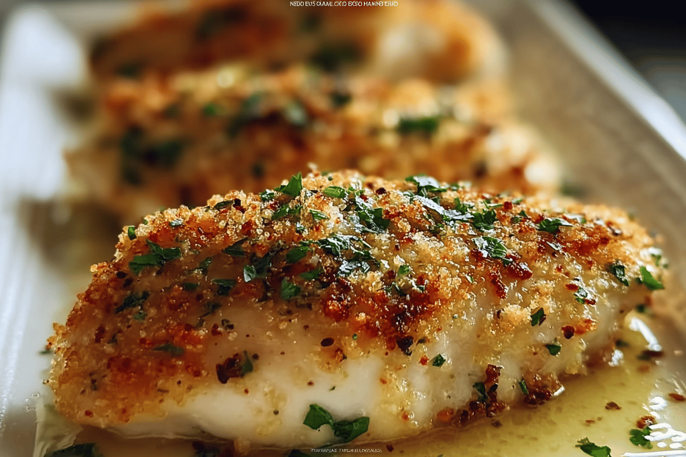 Garlic Parmesan Crusted Chicken