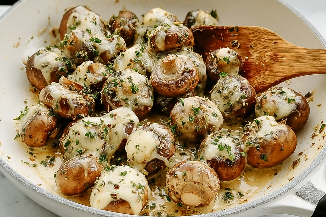 Garlic Parmesan Mushrooms