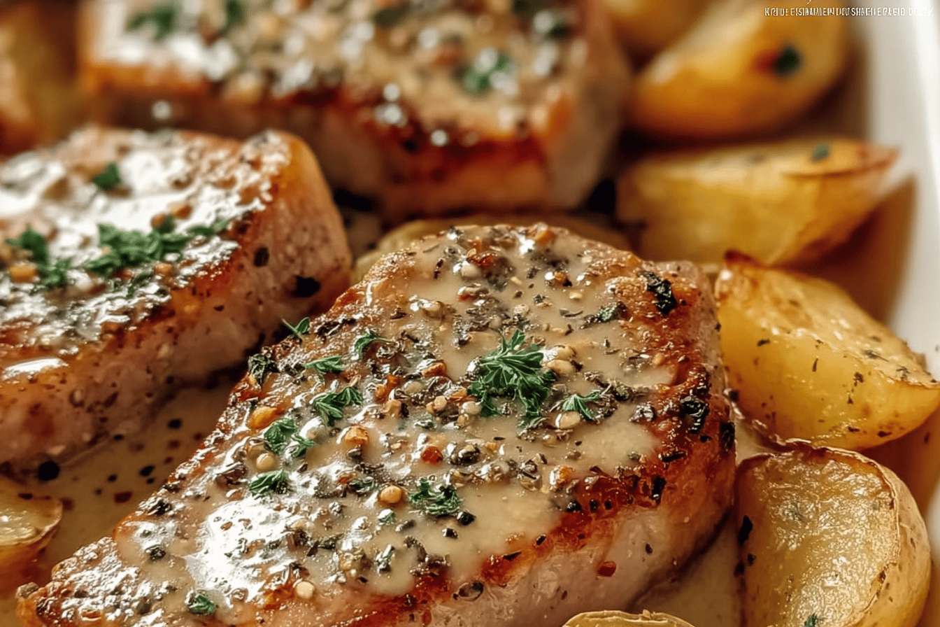 Garlic Parmesan Pork Chops