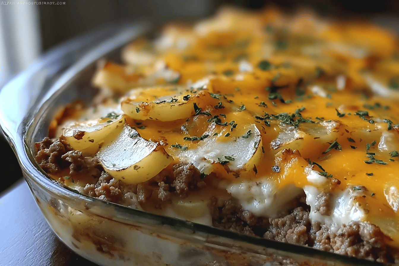 Hamburger Potato Casserole