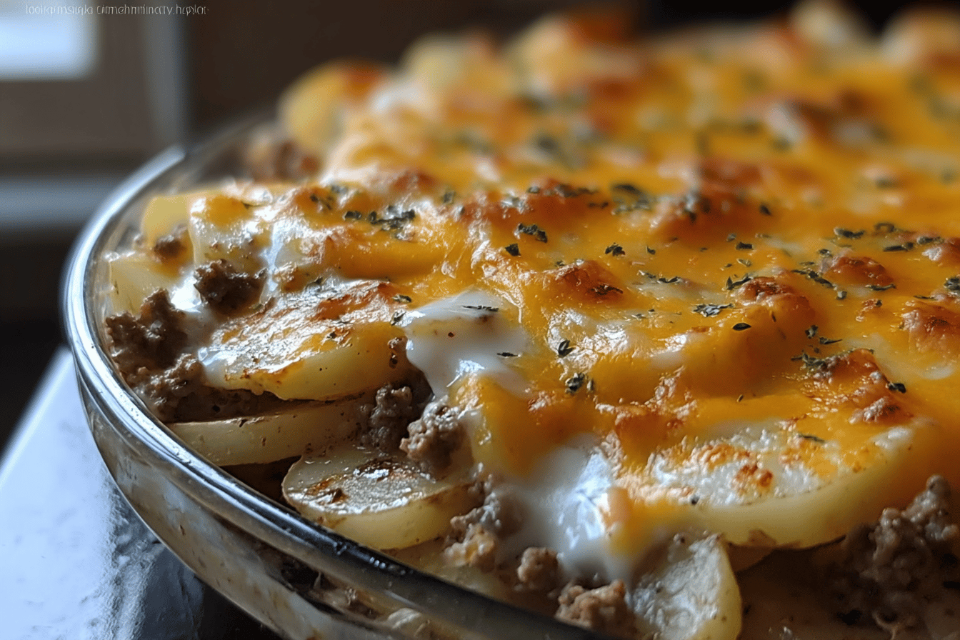 Hamburger Potato Casserole