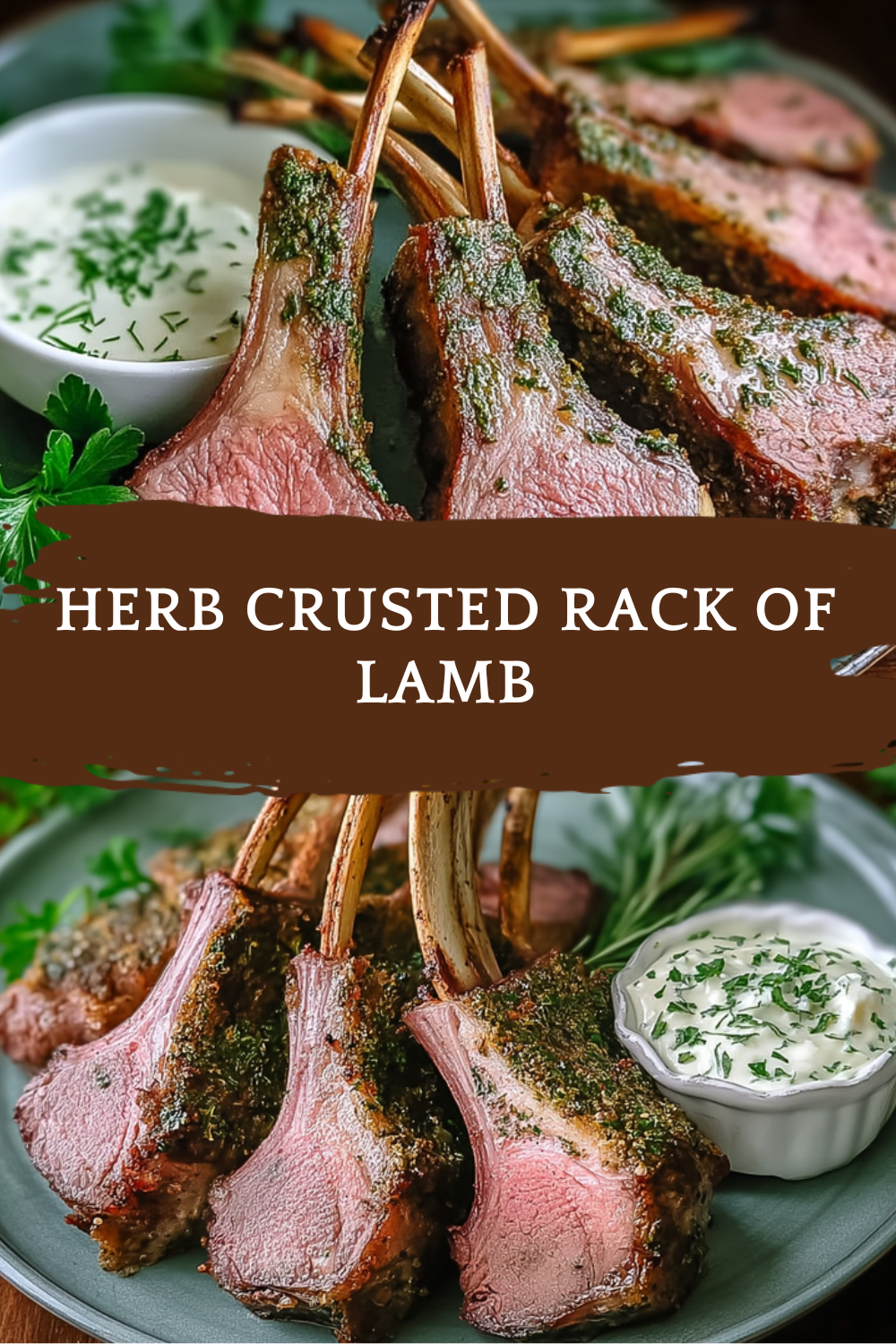 Dijon Herb Crusted Rack Of Lamb Recipe With Fresh Herbs 4 Herb Crusted Rack Of Lamb