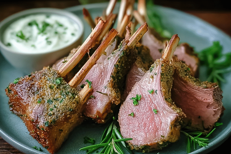 Herb Crusted Rack Of Lamb 37.Png