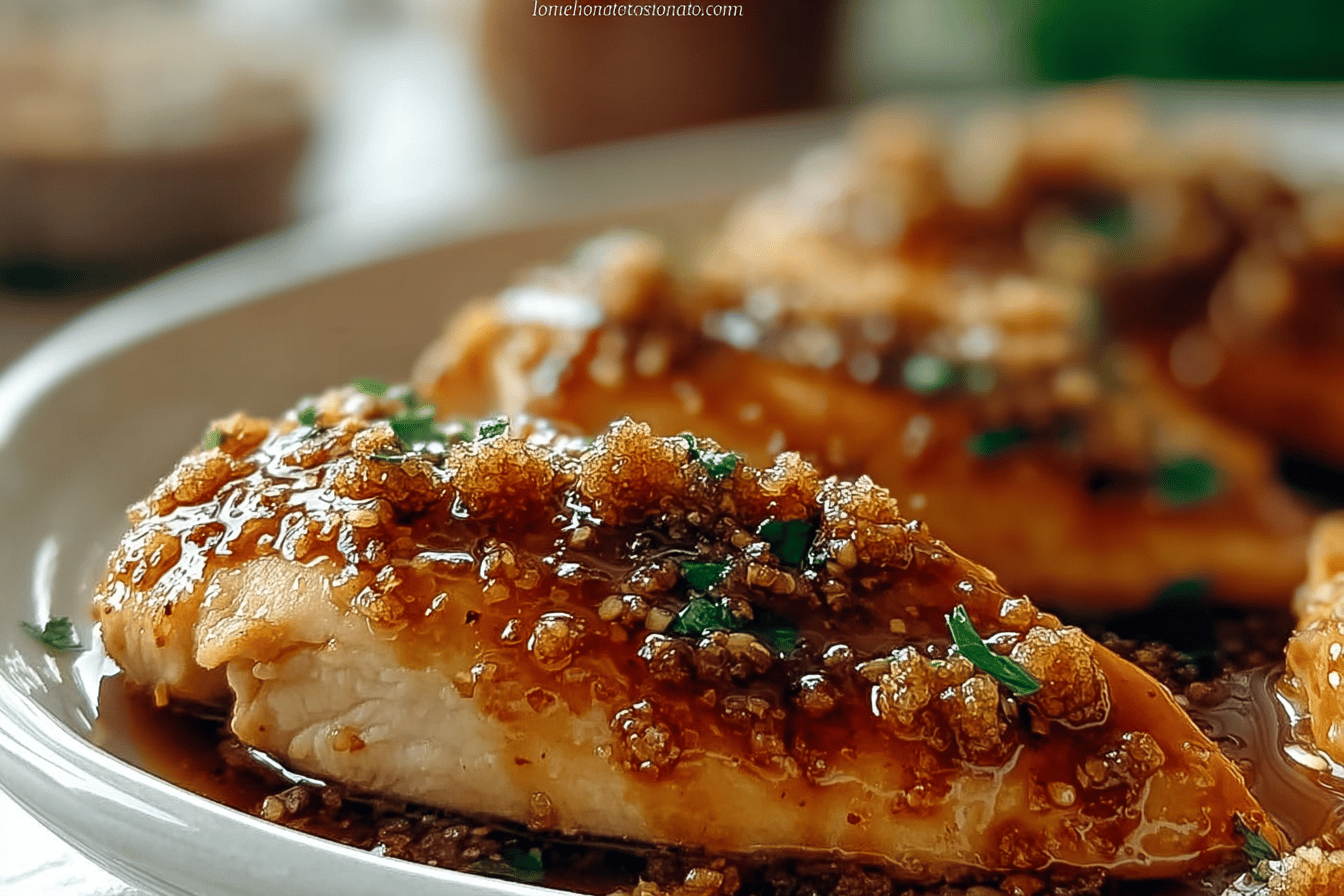 Honey Garlic Chicken Breasts