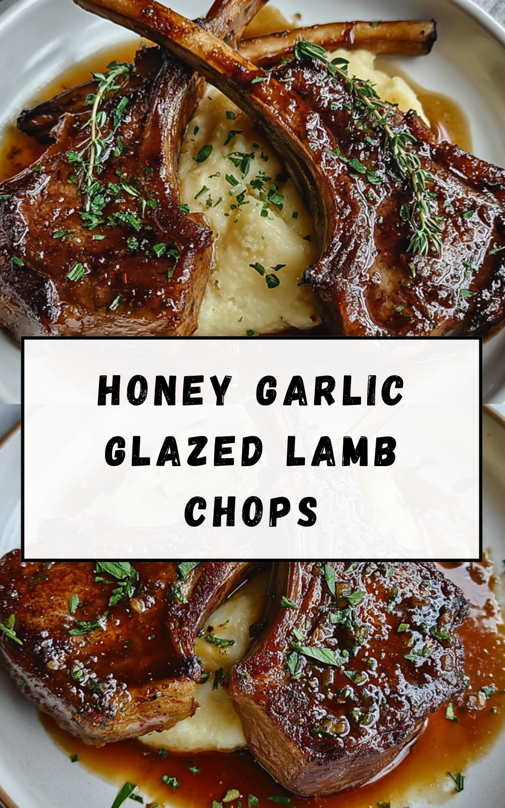 Honey Garlic Glazed Lamb Chops