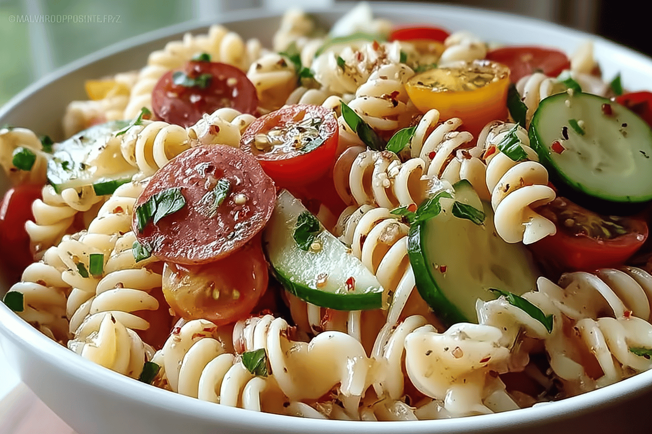Italian Pasta Salad Recipes With Fresh Ingredients And Simple Preparation 7 Italian Pasta Salad