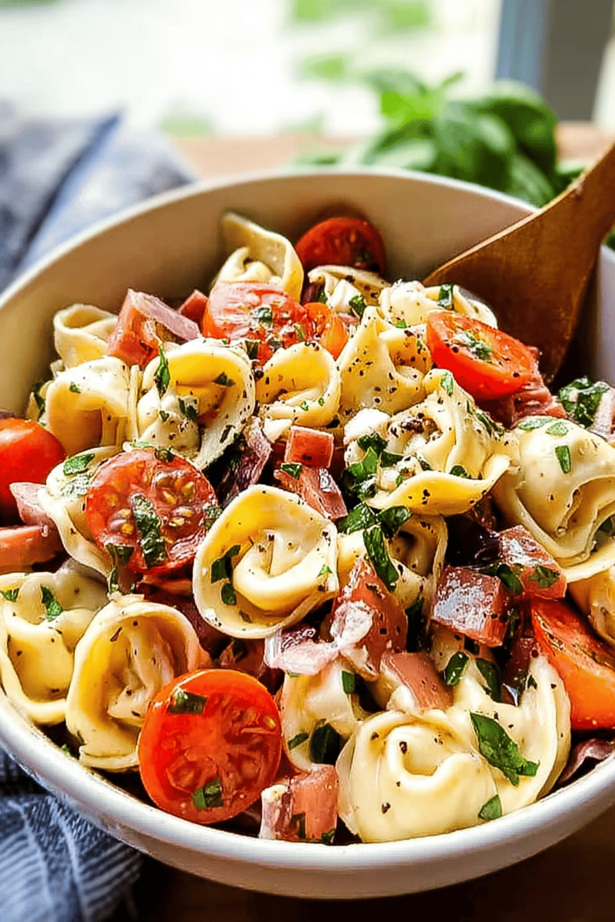 Italian Tortellini Pasta Salad