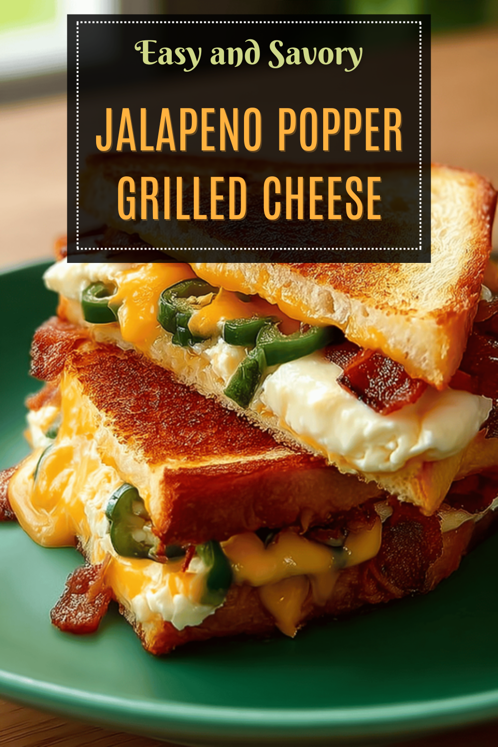 Jalapeno Popper Grilled Cheese