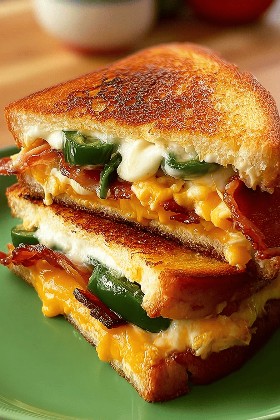 Jalapeno Popper Grilled Cheese
