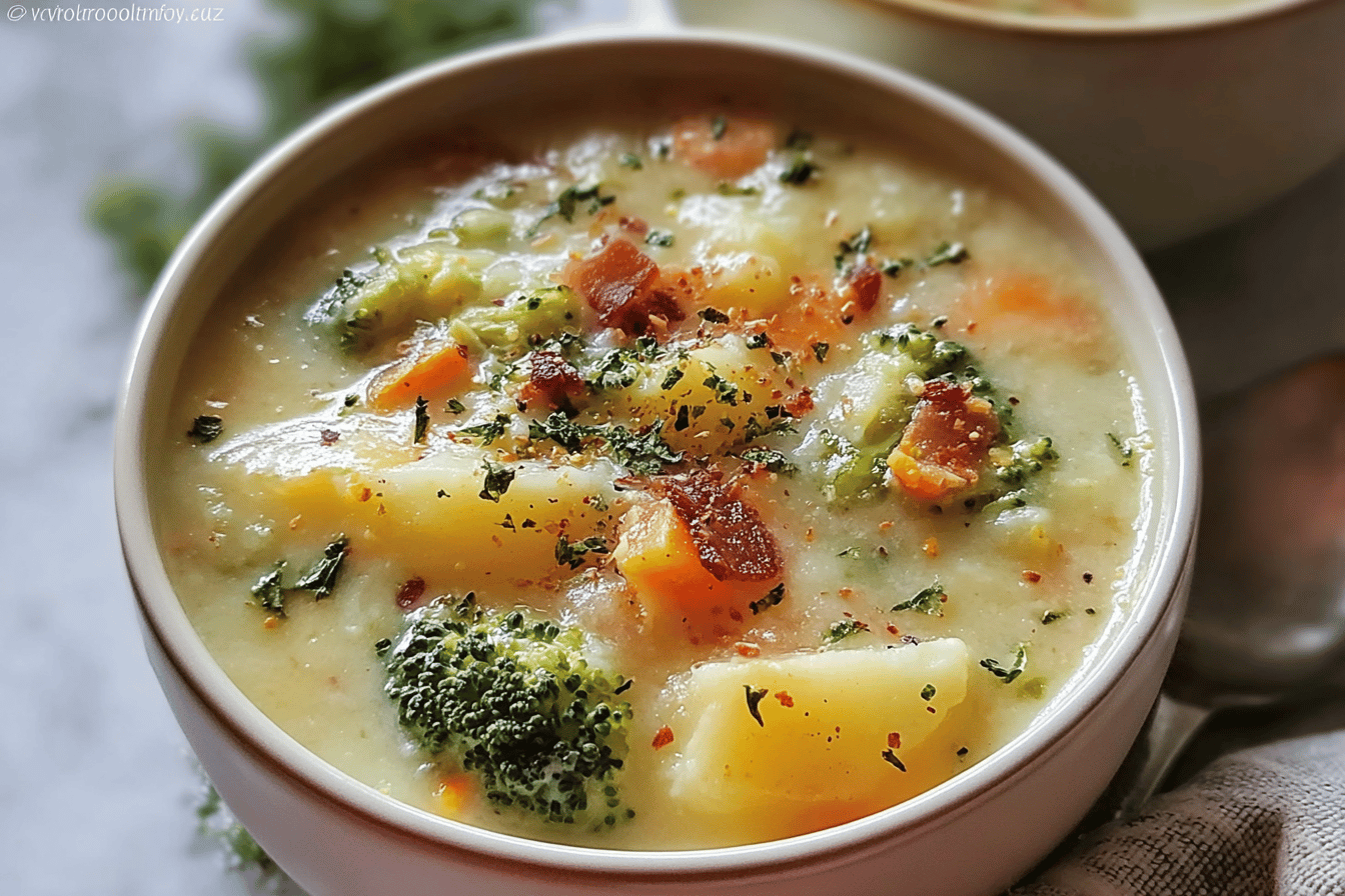 Loaded Broccoli Potato Soup