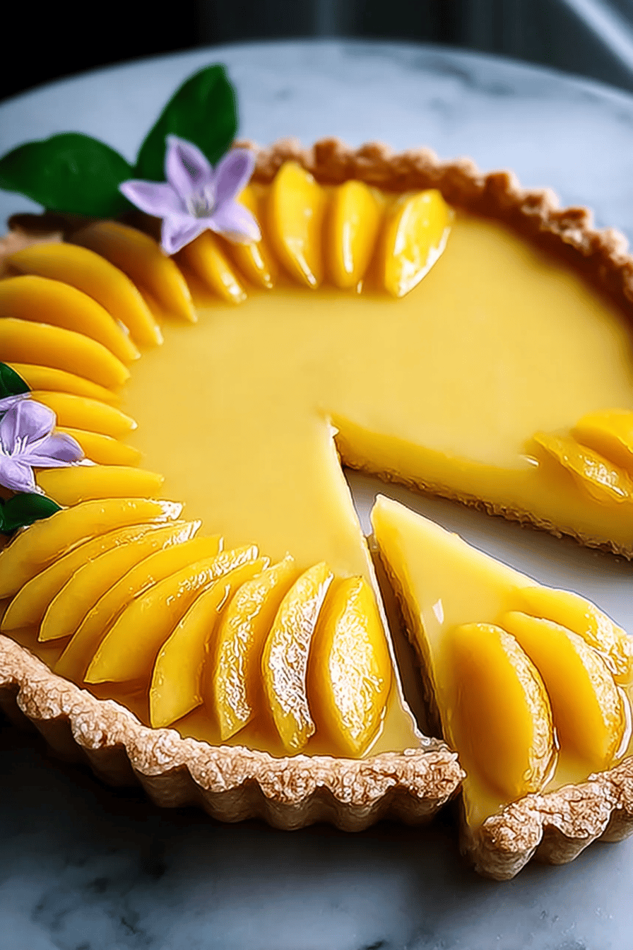 Mango Curd Tart