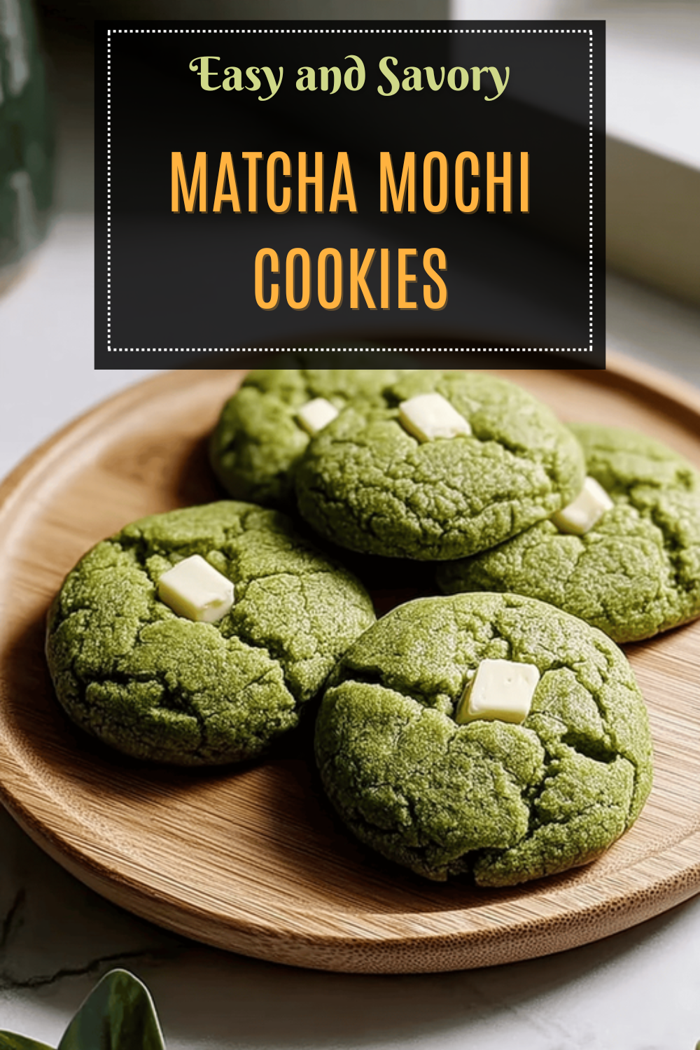 Matcha Mochi Cookies