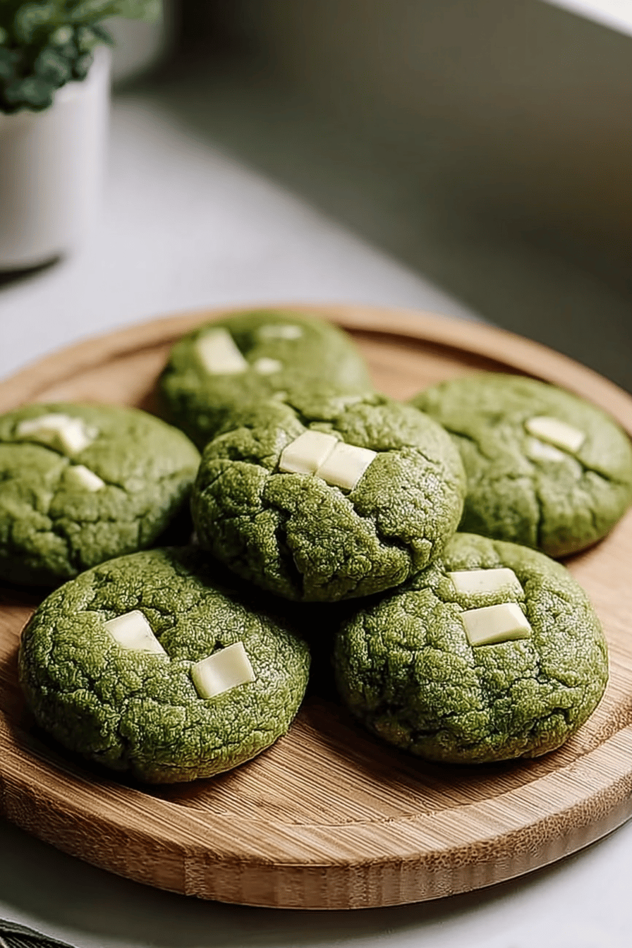 Matcha Mochi Cookies