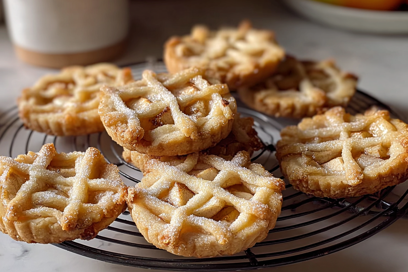 Apple Pie Cookies Recipe With Cinnamon And Sweet Apple Filling 6 Mini Apple Pie Cookies
