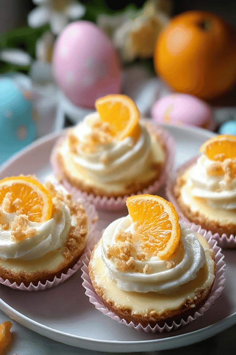 Mini Easter Orange Cheesecakes 25.Png