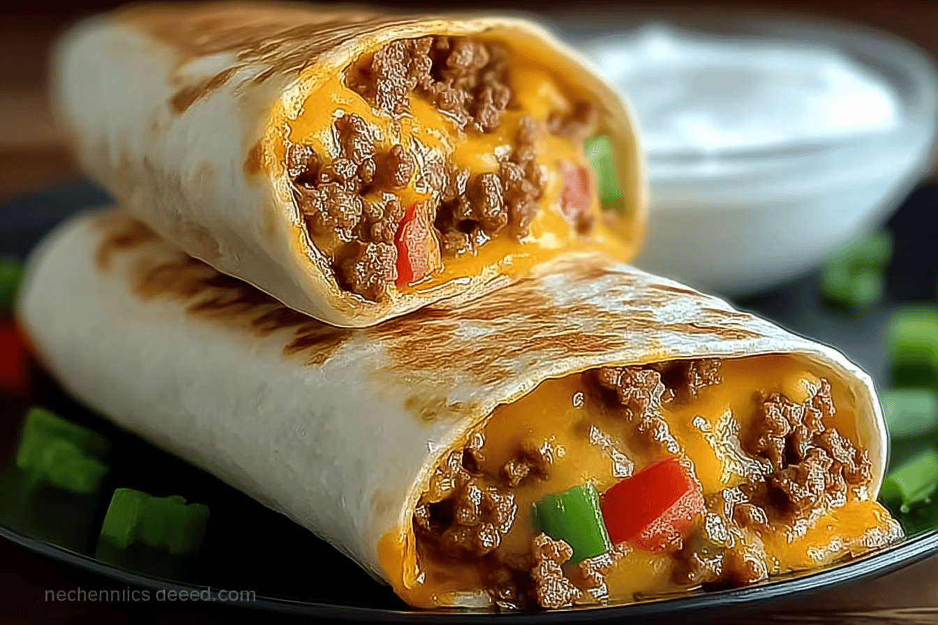 Nacho Cheese Beef Wrap