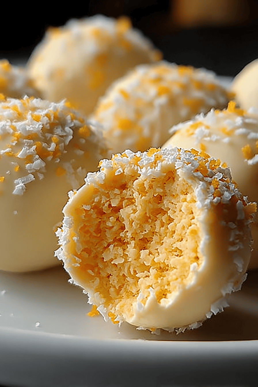 Orange Creamsicle Truffles