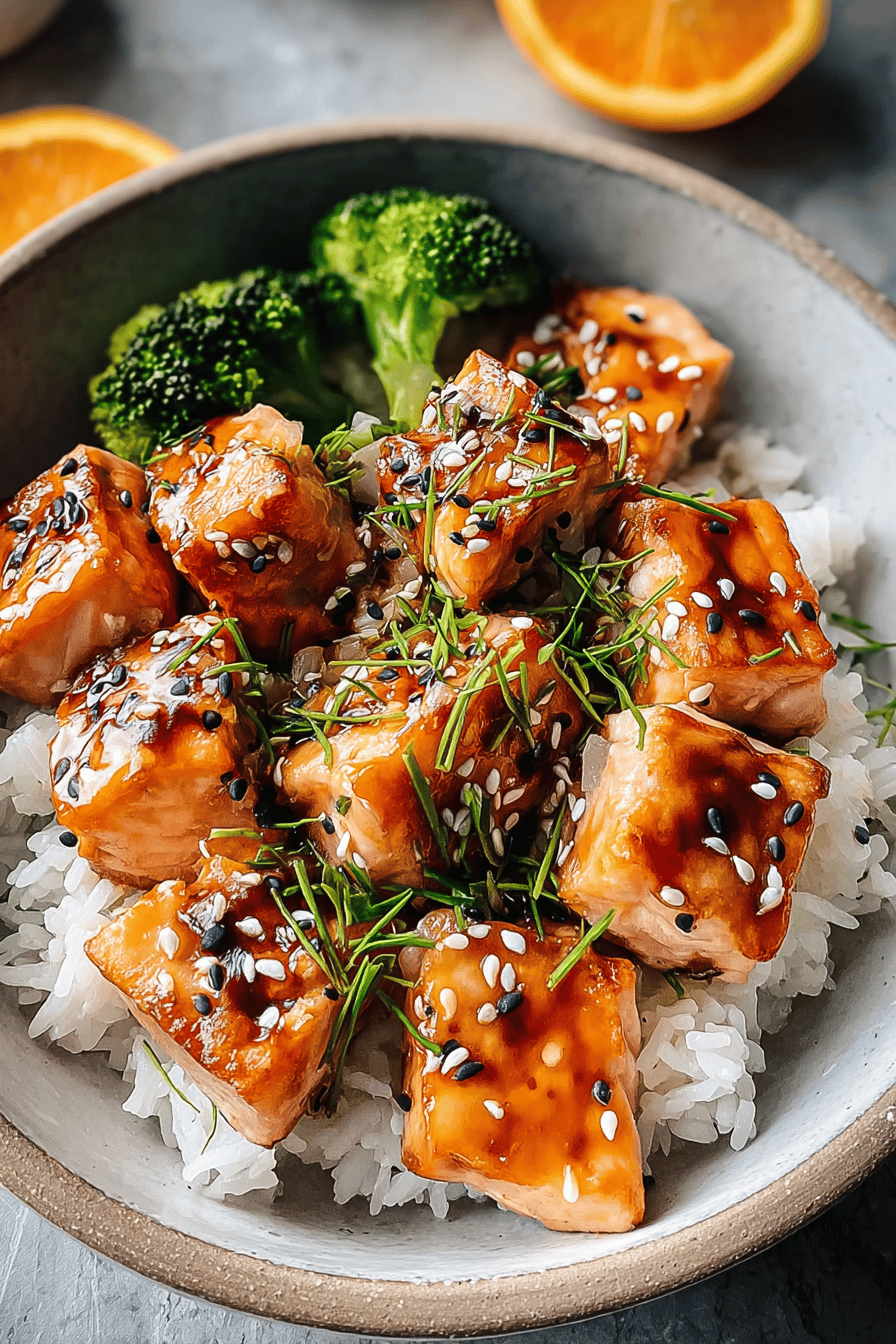 Pan Fried Orange Salmon
