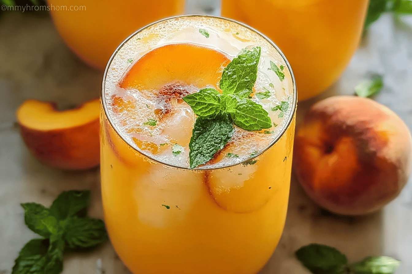 Peach Lemonade Recipes For Refreshing Summer Drinks 7 Peach Lemonade Delight