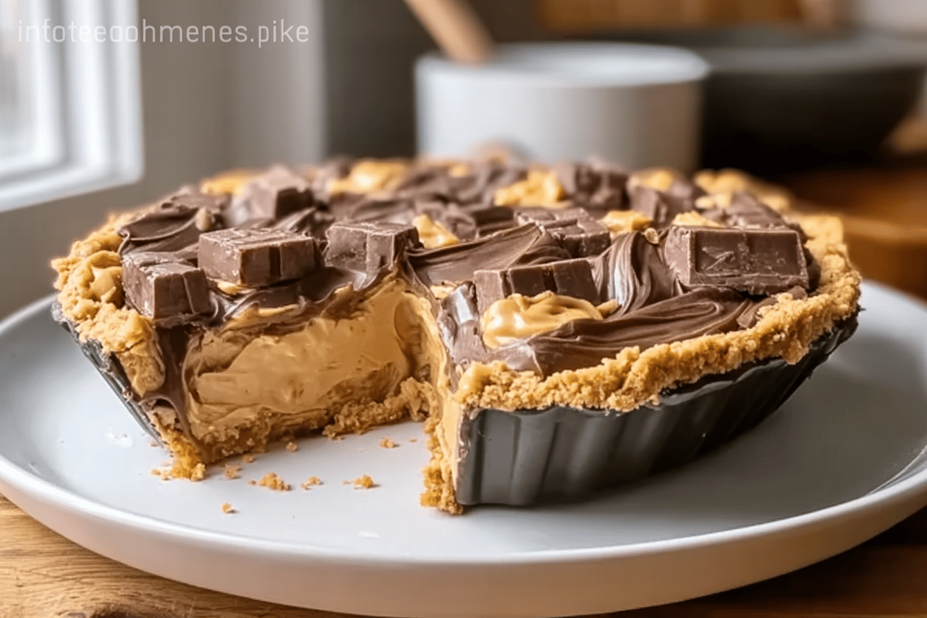 Chocolate Peanut Butter Pie Recipe With Creamy Filling And Crunchy Crust 6 Peanut Butter Pie