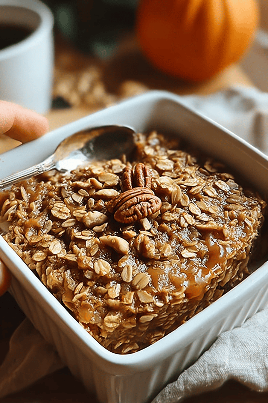 Pumpkin Baked Oatmeal Recipe With Warm Spices And Cozy Flavor 6 Pumpkin Baked Oatmeal