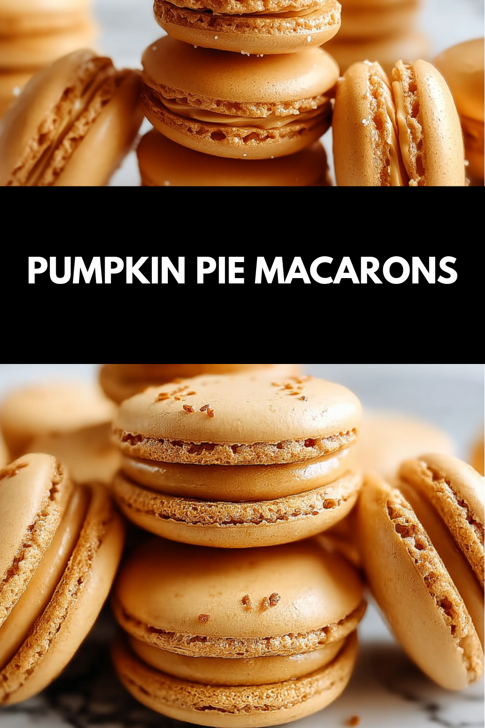 Pumpkin Pie Macarons