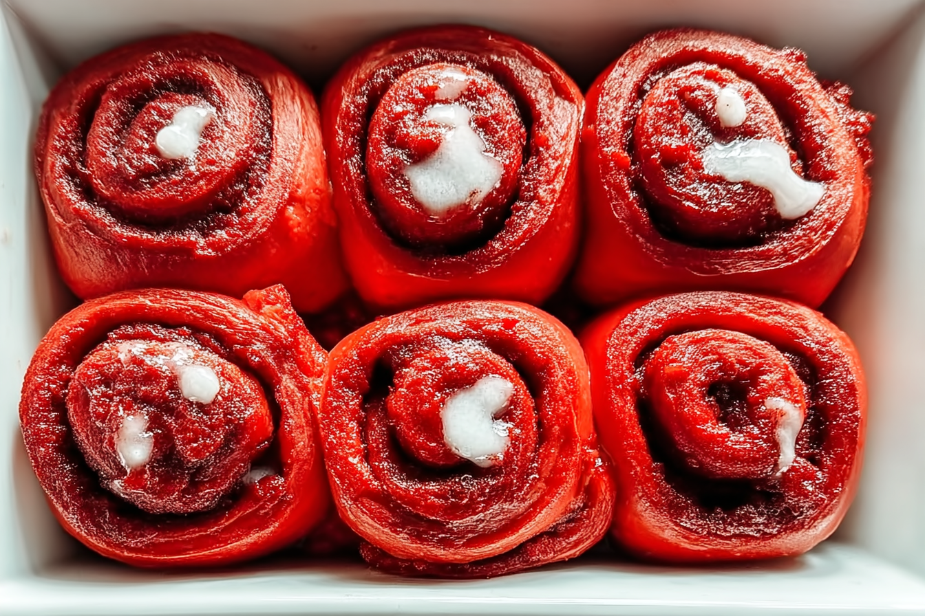 Red Velvet Cinnamon Rolls