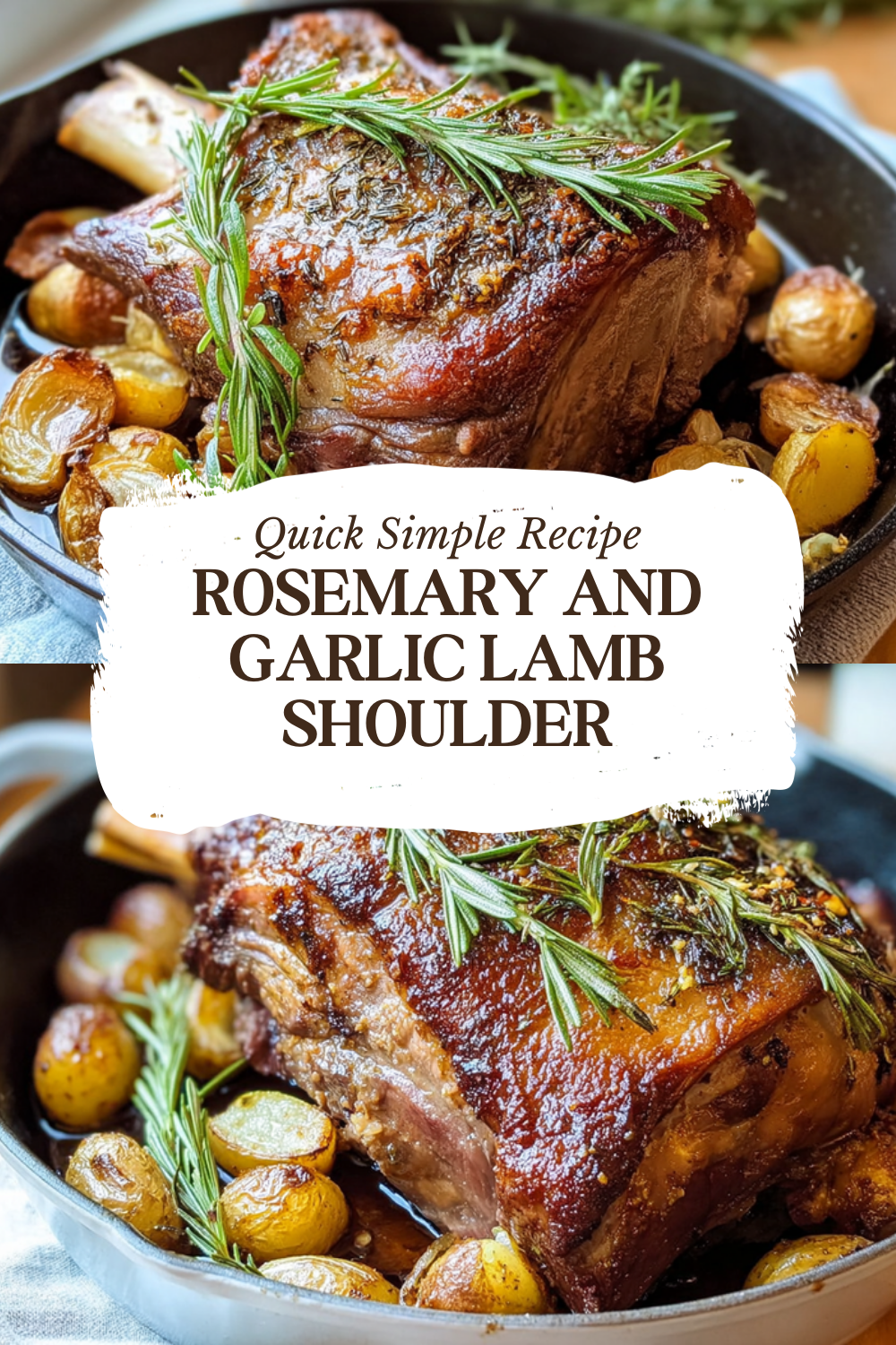 Slow Roasted Rosemary Garlic Lamb Shoulder Recipe For Tender Flavor 7 Rosemary And Garlic Lamb Shoulder