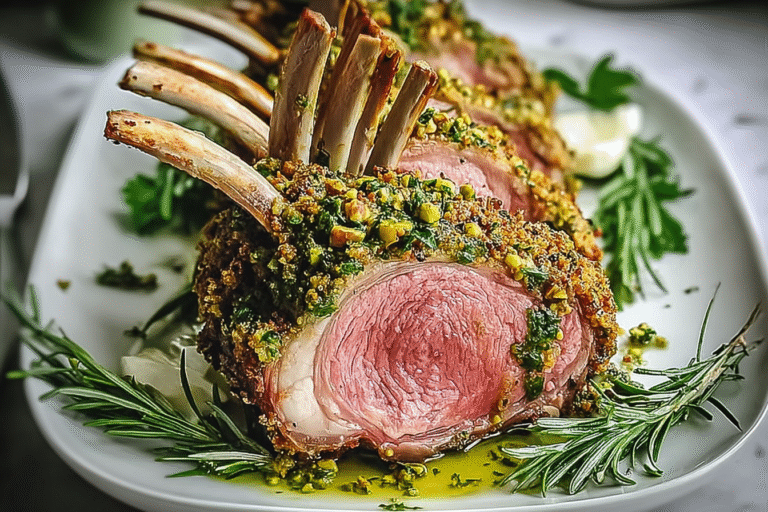 Rosemary Garlic Pistachio Crusted Rack Of Lamb Recipe 24.Png