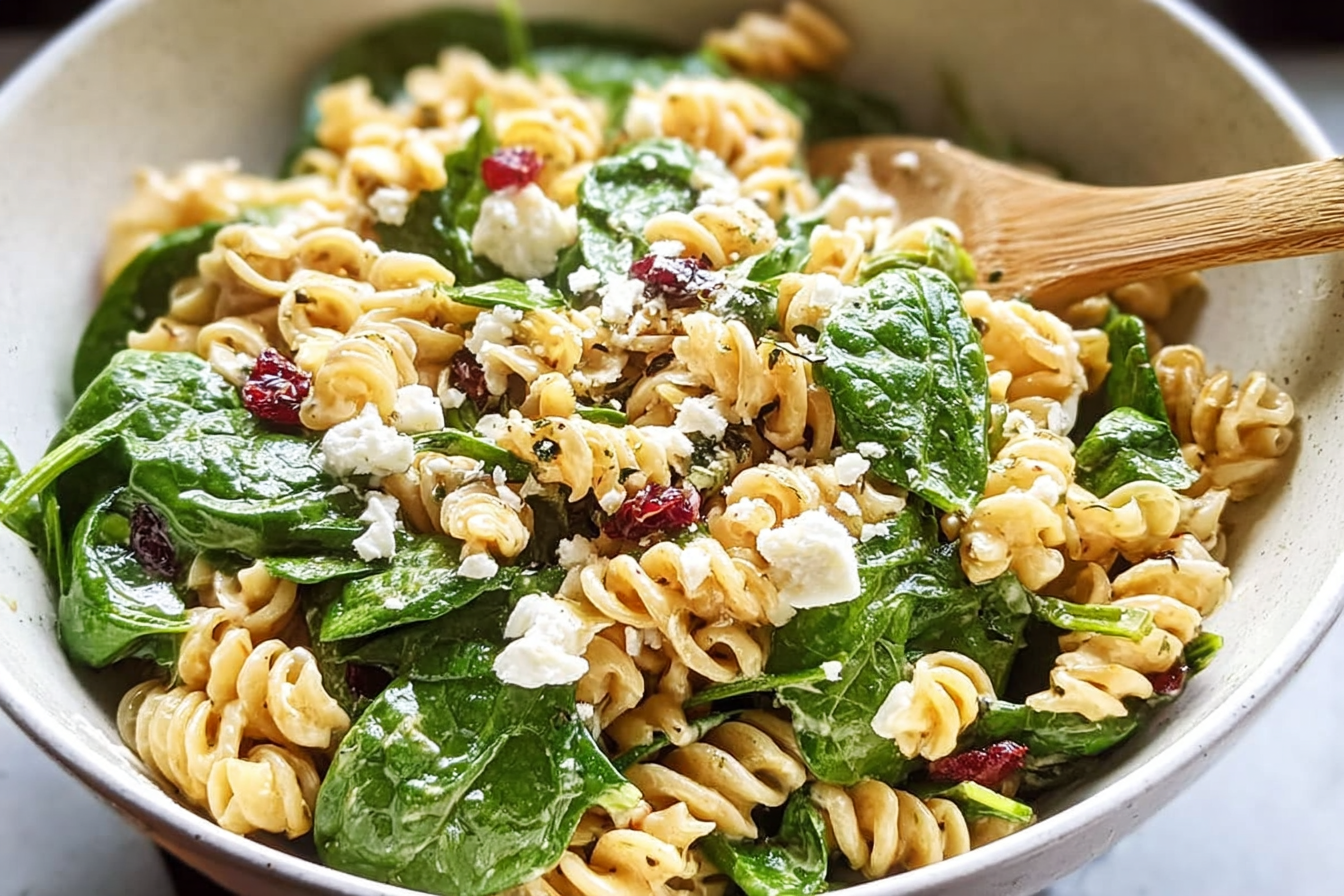 Spinach Pasta Salad Recipes For Fresh And Easy Meal Ideas 6 Spinach Pasta Salad