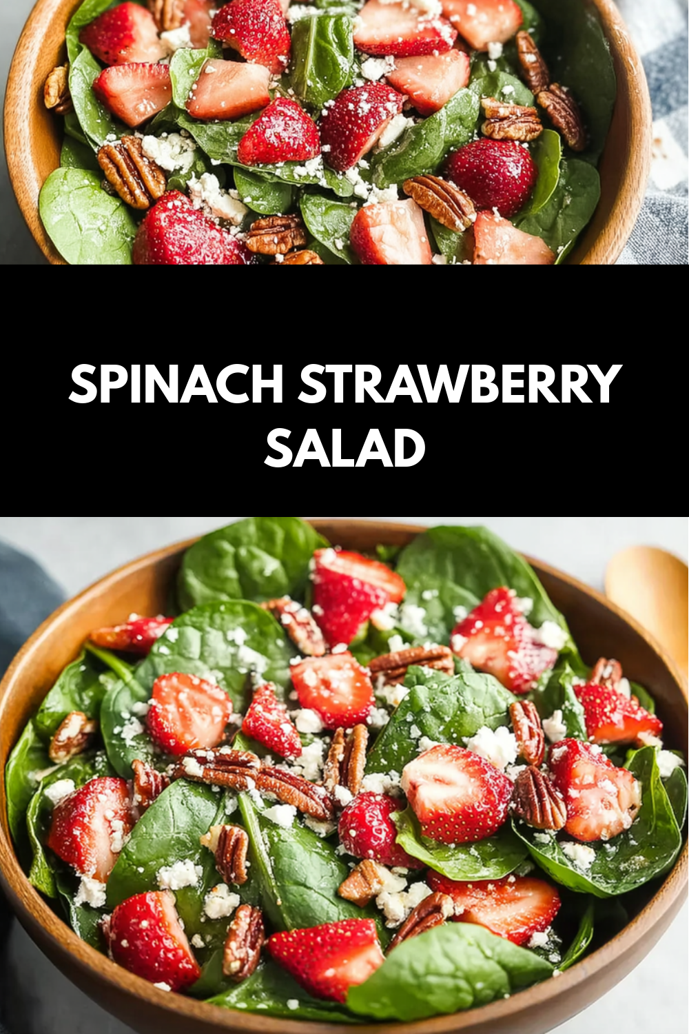 Spinach Strawberry Salad With Fresh Greens And Sweet Berries 7 Spinach Strawberry Salad