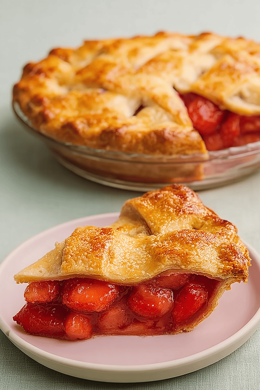 Strawberry Rhubarb Pie Recipe With Fresh And Tangy Flavors 6 Strawberry Rhubarb Pie