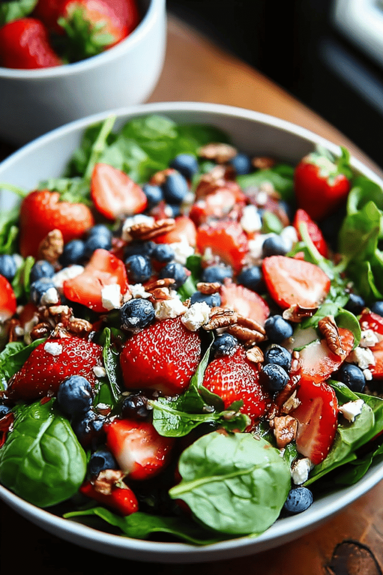 Strawberry Spinach Salad 76.Png