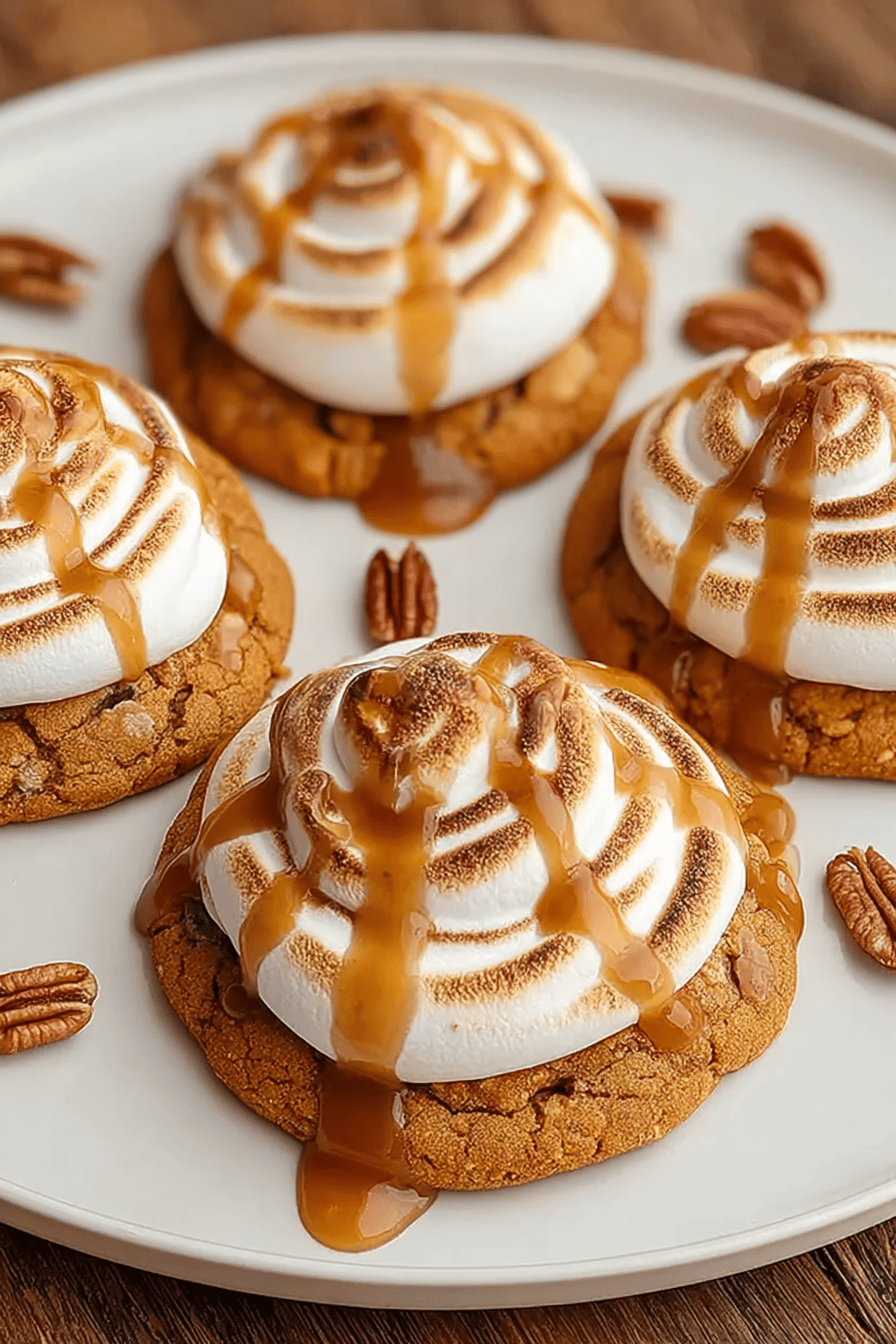 Sweet Potato Marshmallow Cookies
