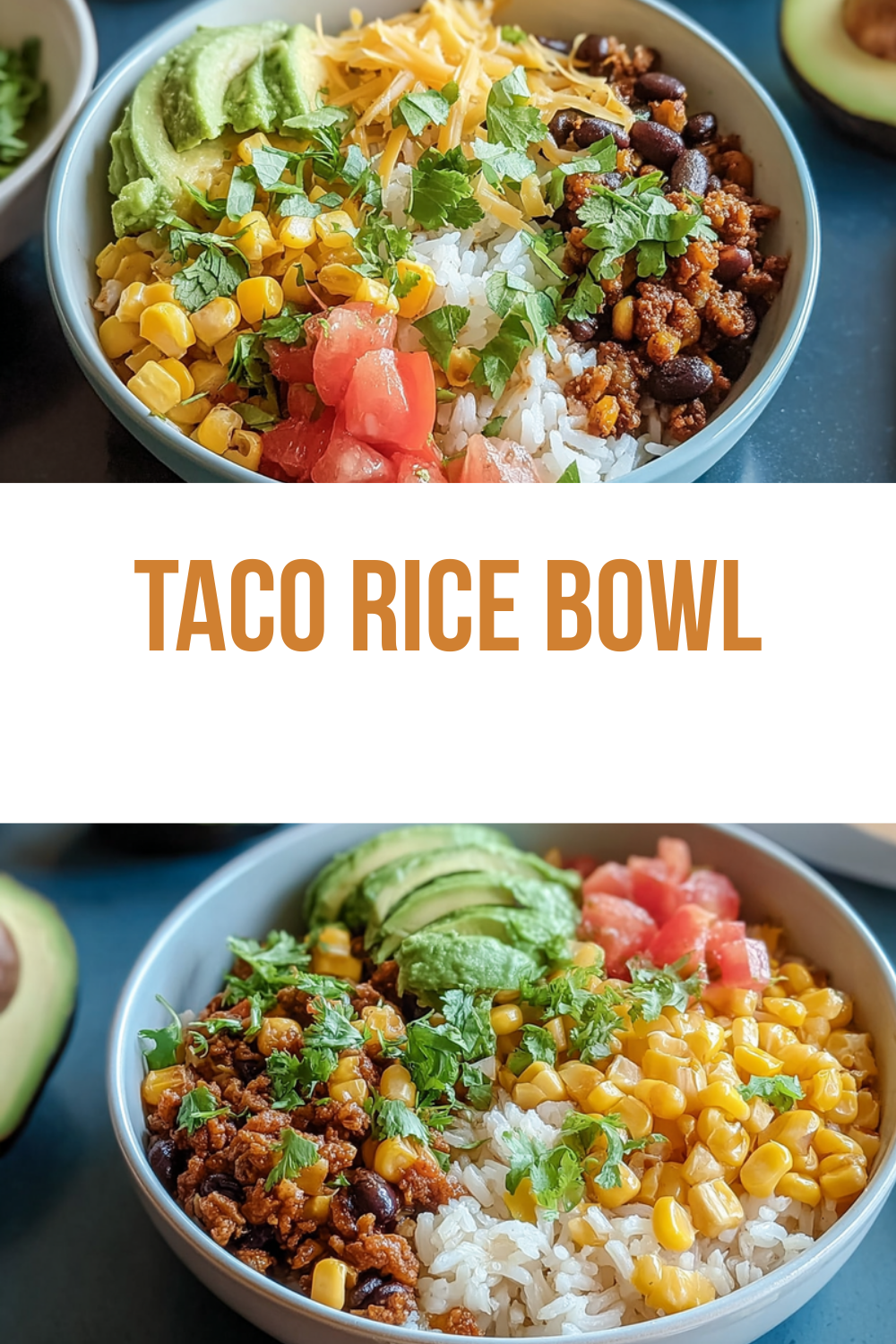 Taco Rice Bowl Recipe With Seasoned Meat And Fresh Toppings 4 Taco Rice Bowl