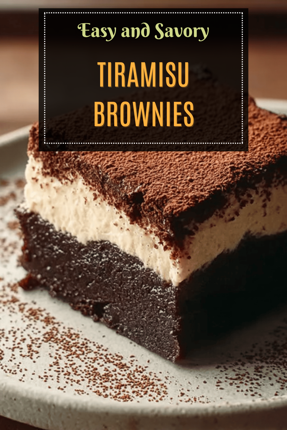 Tiramisu Brownies Recipe With Creamy Mascarpone And Coffee Layers 7 Tiramisu Brownies